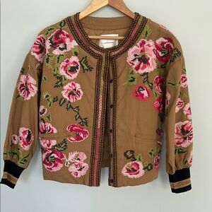 Floral Embroidered Jacket
